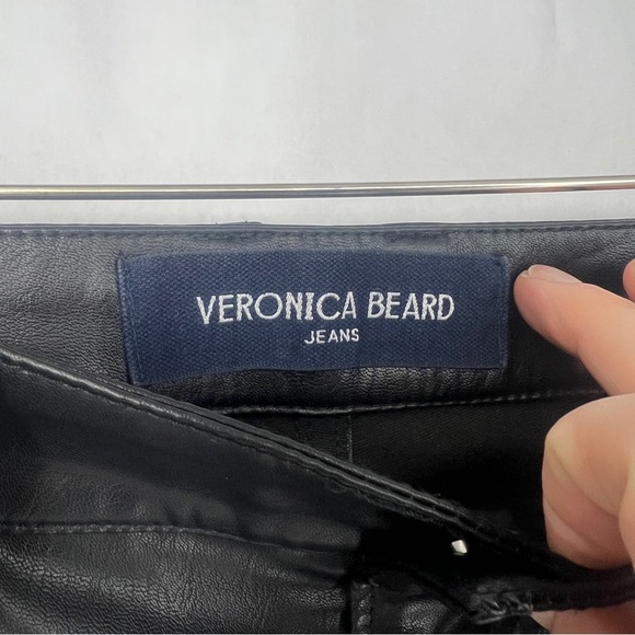 Veronica Beard Debbie Ankle Skinny Faux Leather Pants - Picture 5 of 11